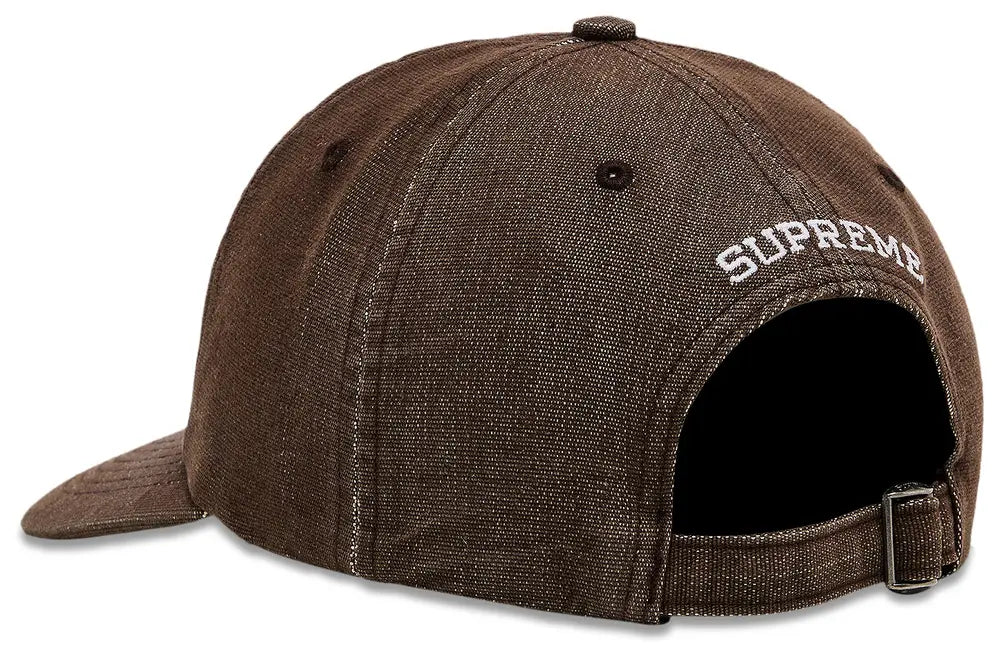 Supreme Cordura Denim S Logo 6-Panel 'Brown'