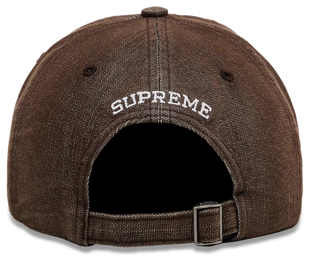 Supreme Cordura Denim S Logo 6-Panel 'Brown'