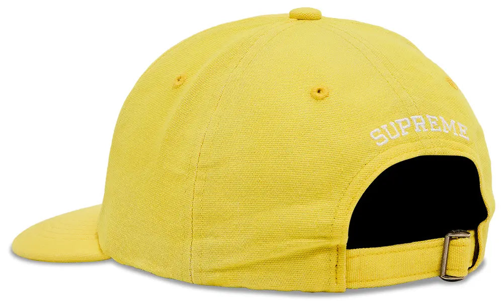 Supreme Cordura Denim S Logo 6-Panel 'Yellow'