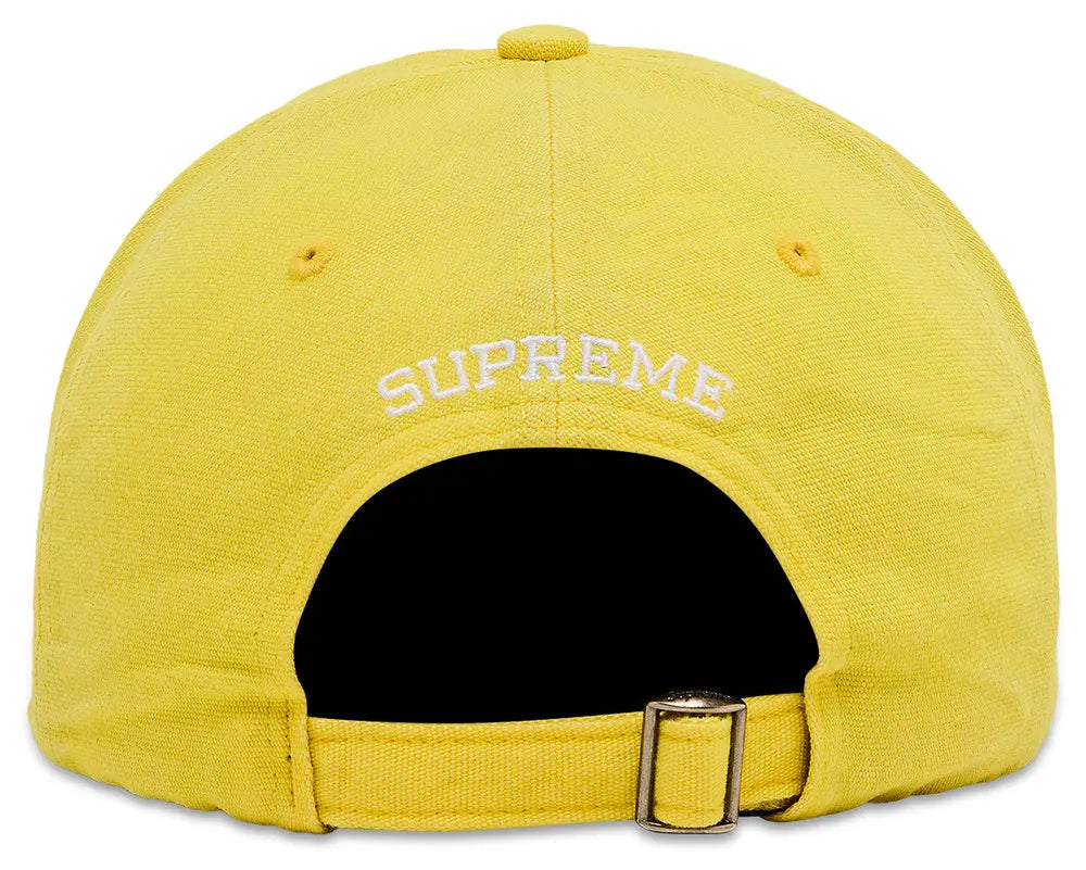 Supreme Cordura Denim S Logo 6-Panel 'Yellow'