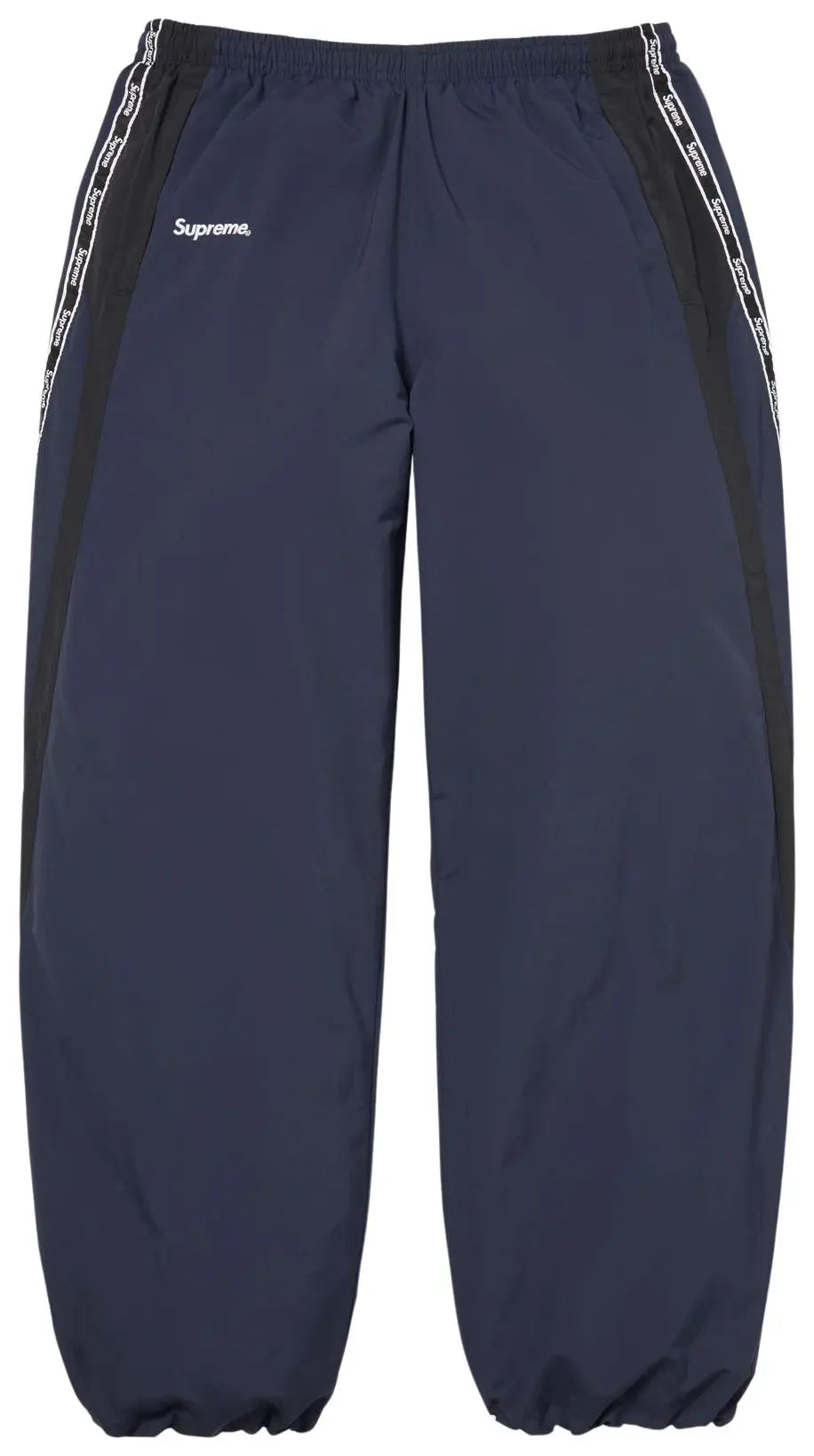 Supreme Logo Taping Track Pant 'Navy'
