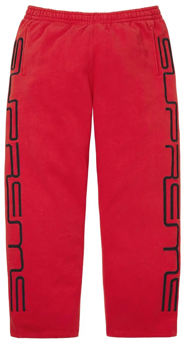 Supreme Connect Sweatpant 'Red