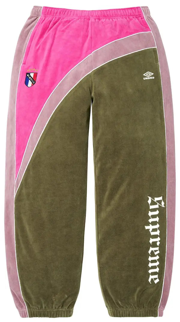 Supreme Umbro Velour Track Pant Olive