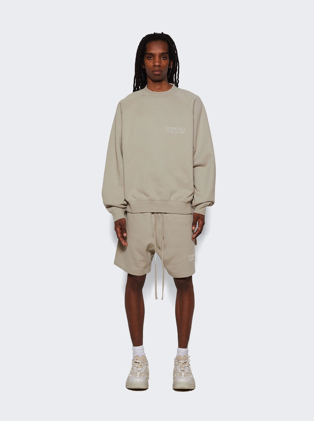 FEAR OF GOD ESSENTIALS Essentials Crewneck Sweatshirt Seal Grey