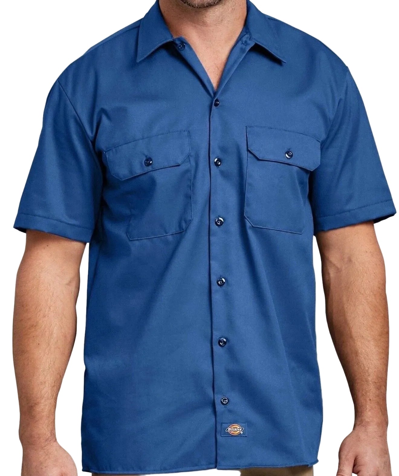 Short Sleeve Work Shirt ( royal blue)
