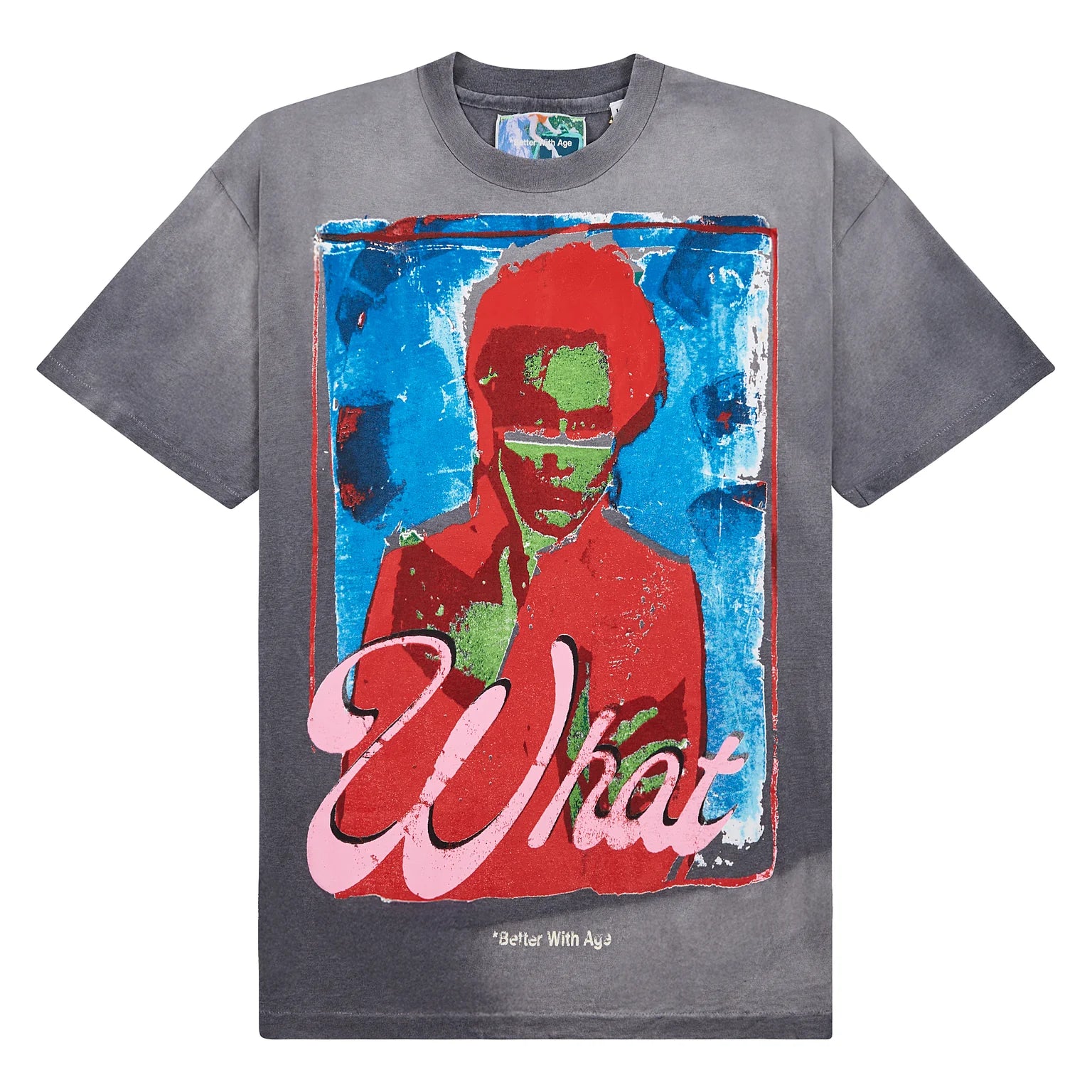 Wha? Tee | Charcoal