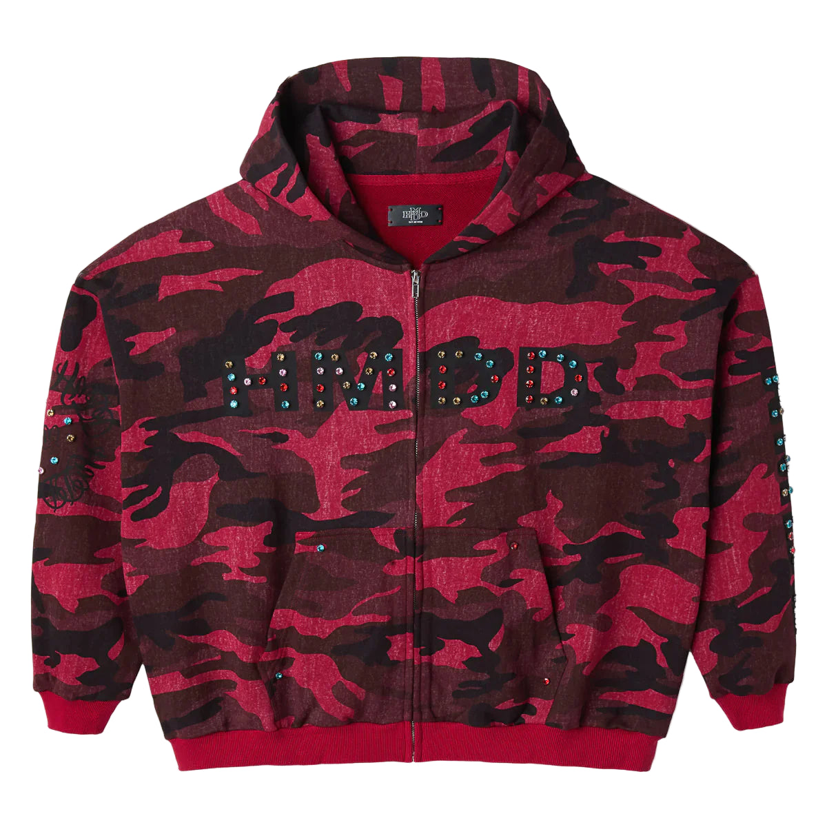 Red Camo Chimstone Zipup