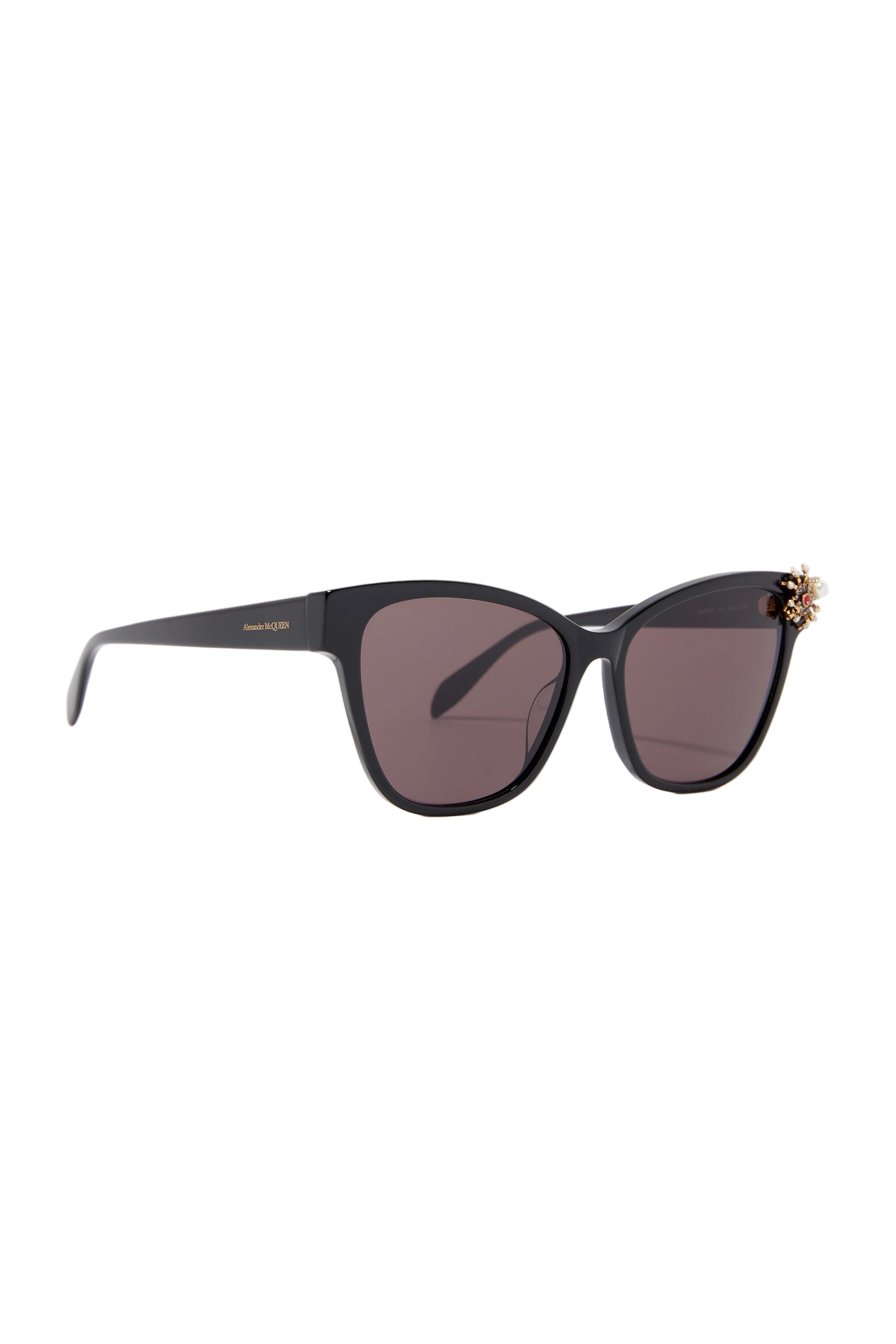 Alexander McQueen Spider Jeweled Cat Eye Sunglasses