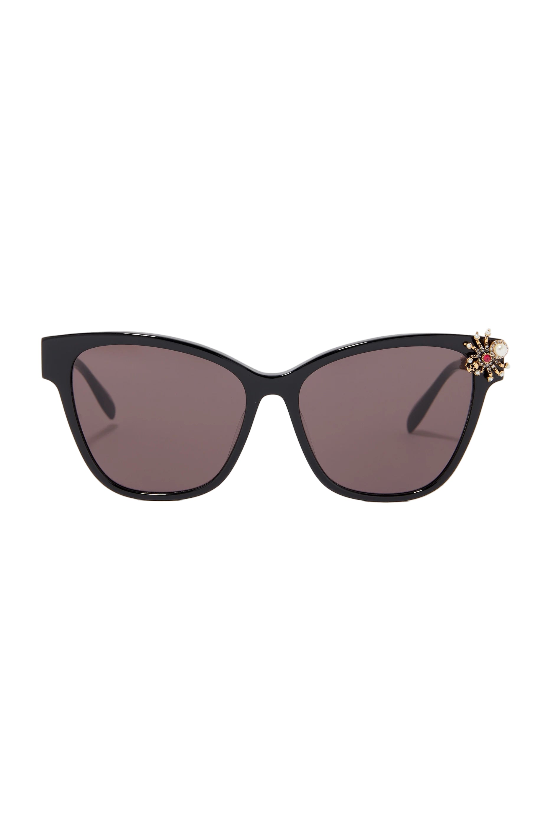 Alexander McQueen Spider Jeweled Cat Eye Sunglasses