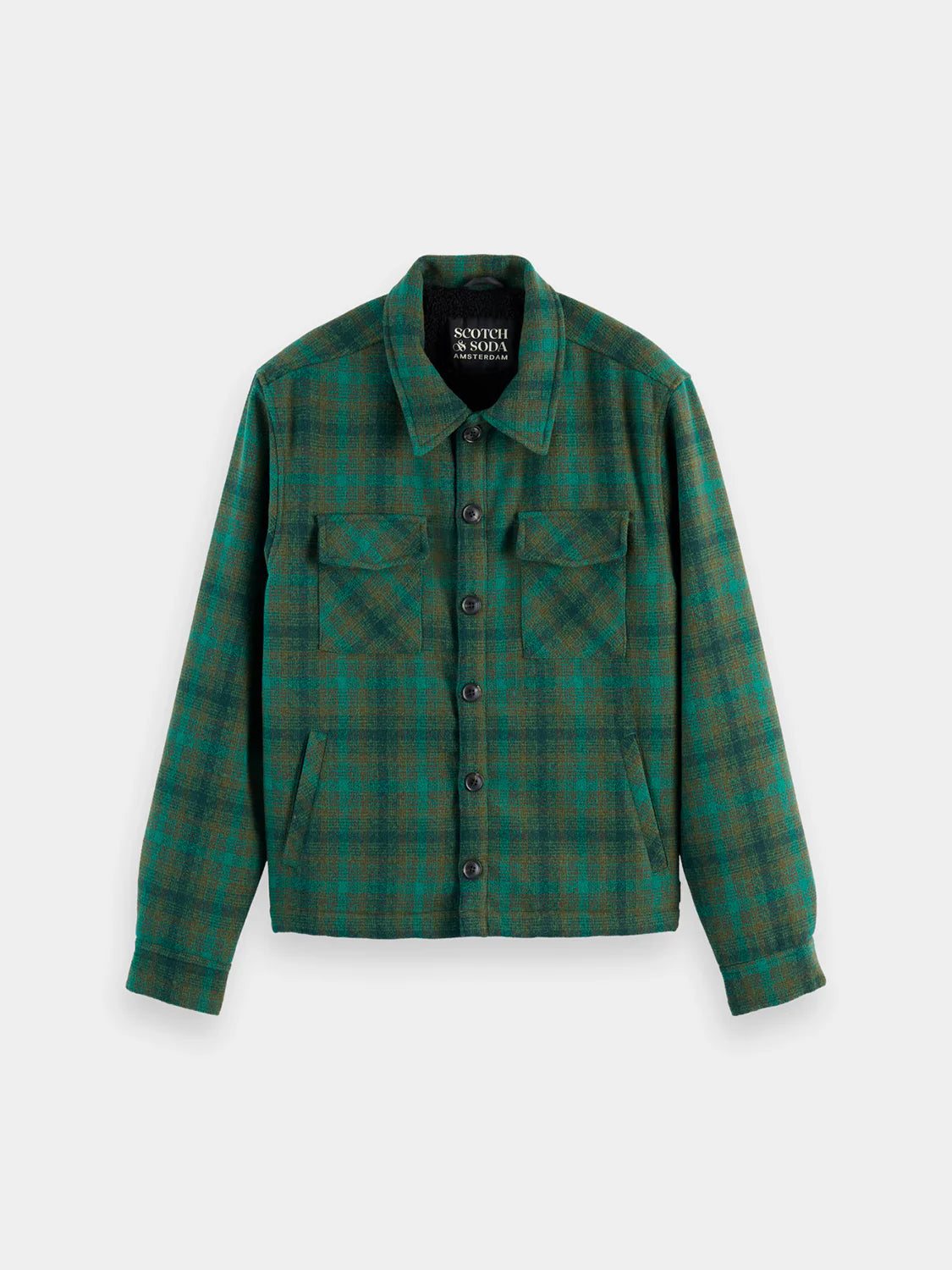 Teddy Lined Checked Overshirt Scotch & Soda brand: Scotch & Soda