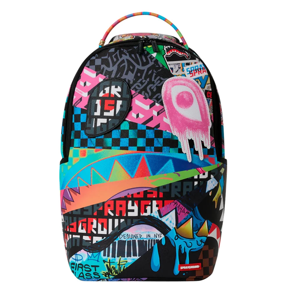 Sprayground   Removable   Eyes   Sunburst   Backpack