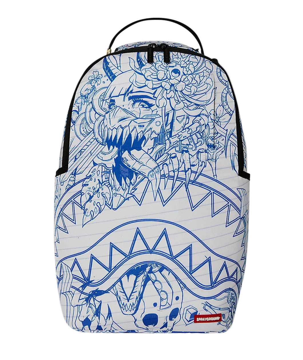 Sprayground Blue Ink Doodle Backpack