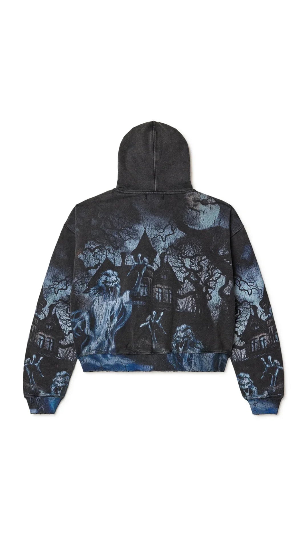 Vale Forever Casper Zip Up Sweatshirt Vintage Black