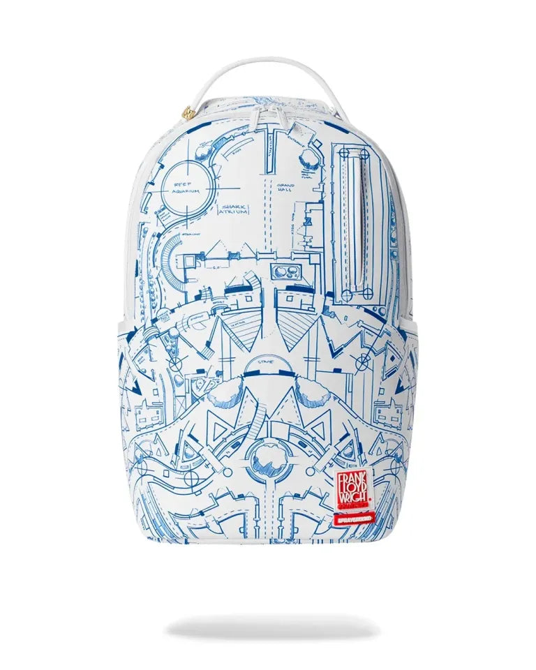 FRANK LLOYD WRIGHT COLLAB ARCHITECTURAL DRAWING BACKPACK
