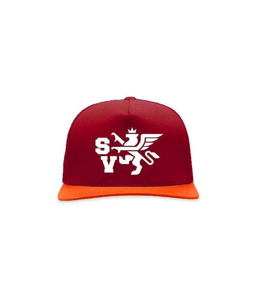 SAINT VANITY Two Tone Red Griffin Snapback