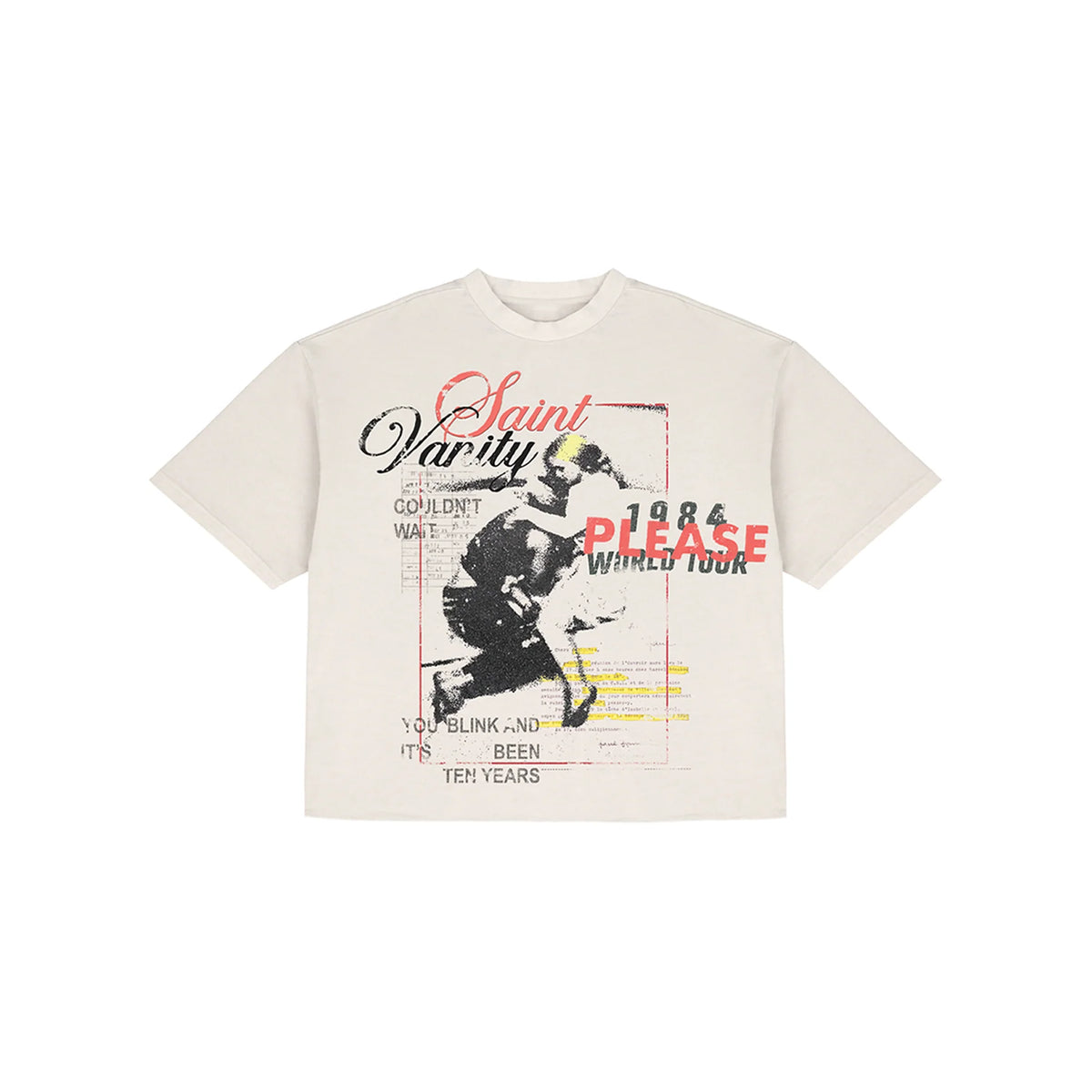 SAINT VANITY 'YES PLEASE T-SHIRT'