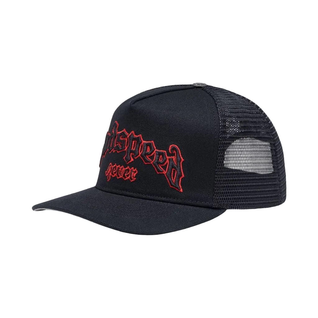gs forever trucker hat (BLACK/RED)