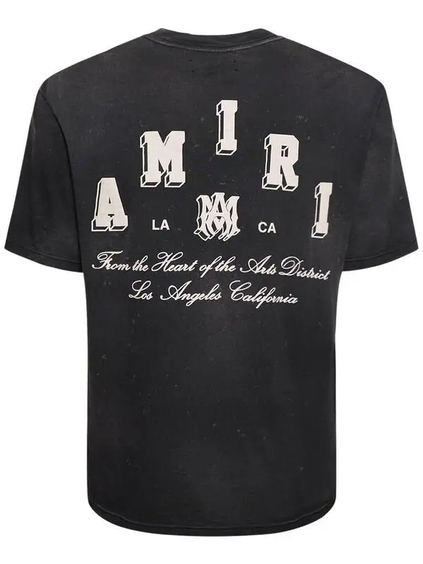 Amiri Vintage Collegiate Tee 'Black'