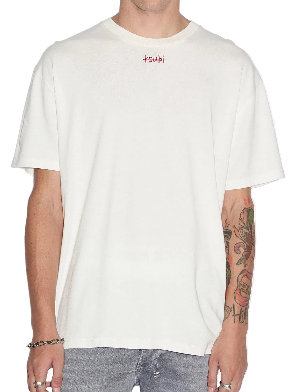 Ksubi Vintage White Stitch Up Biggie