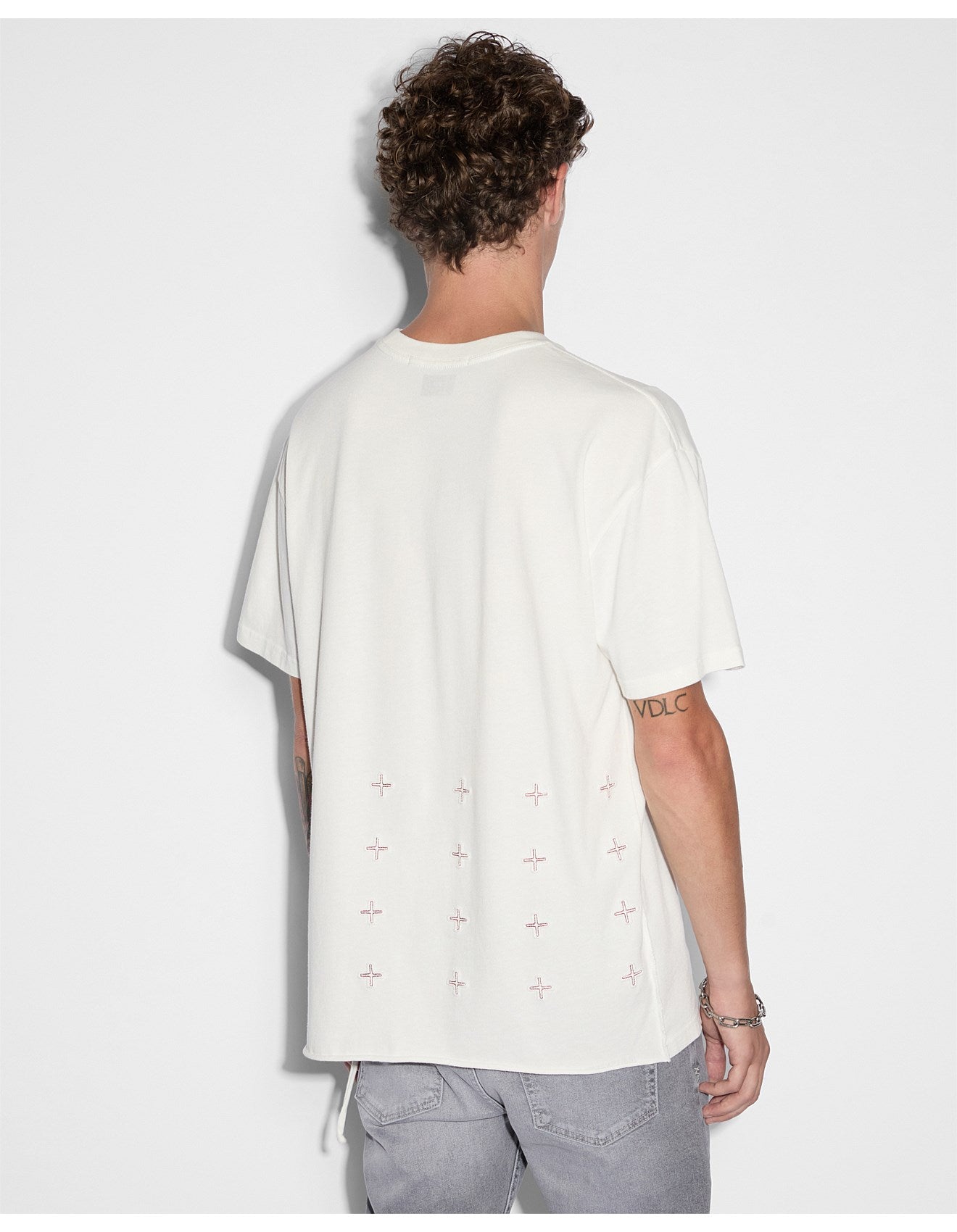 Ksubi Vintage White Stitch Up Biggie