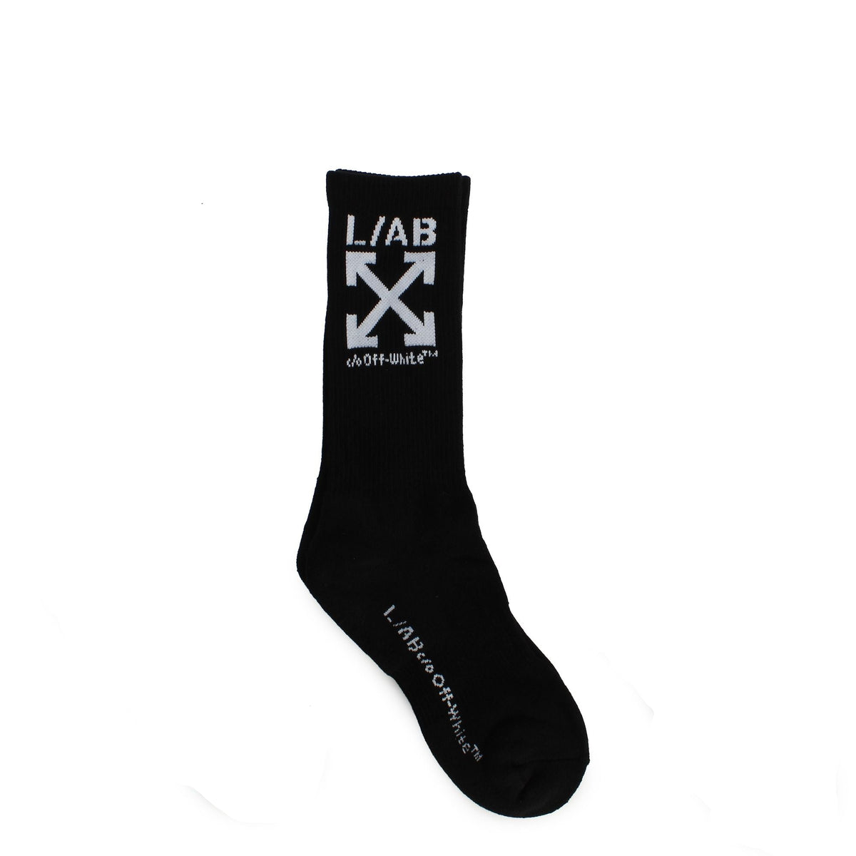ARROWS MID CALF CREW SOCKS - BLACK