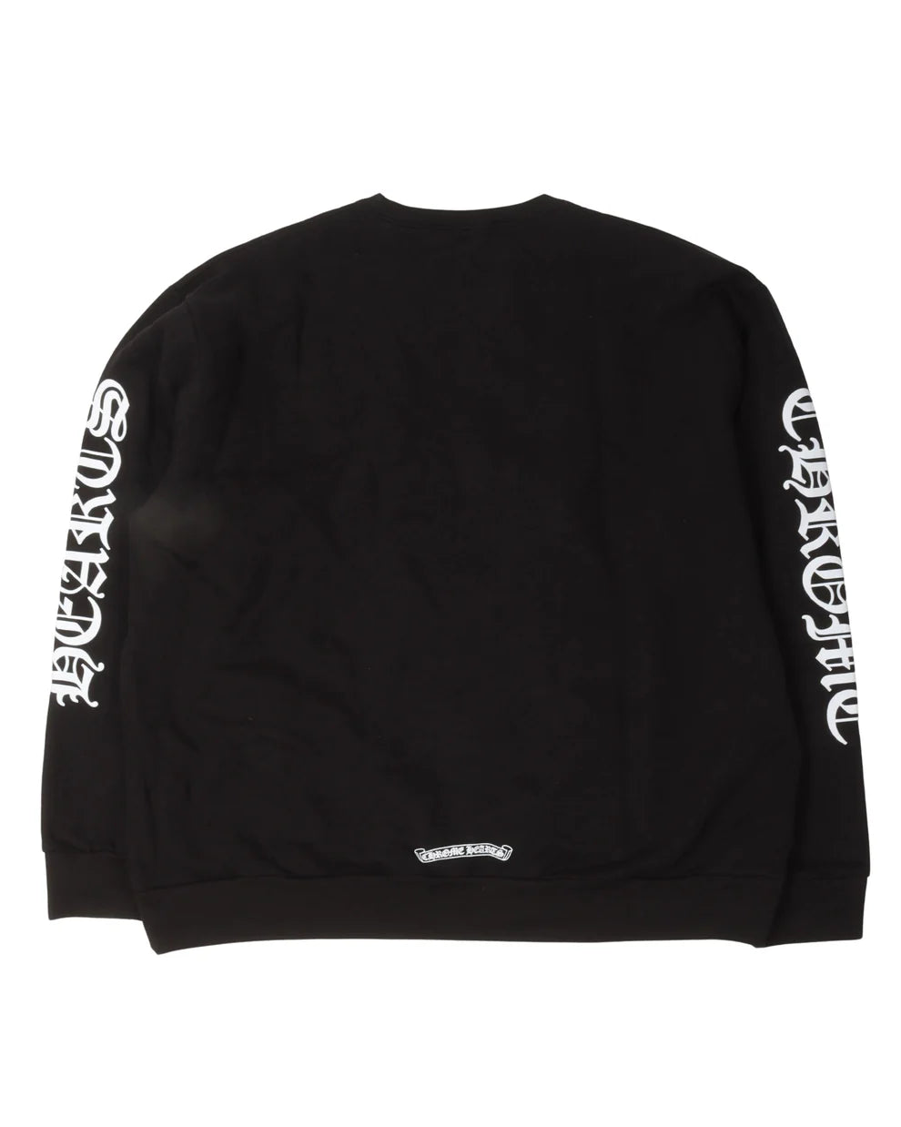 Chrome Hearts Neck Logo Long Sleeve Crewneck Sweatshirt