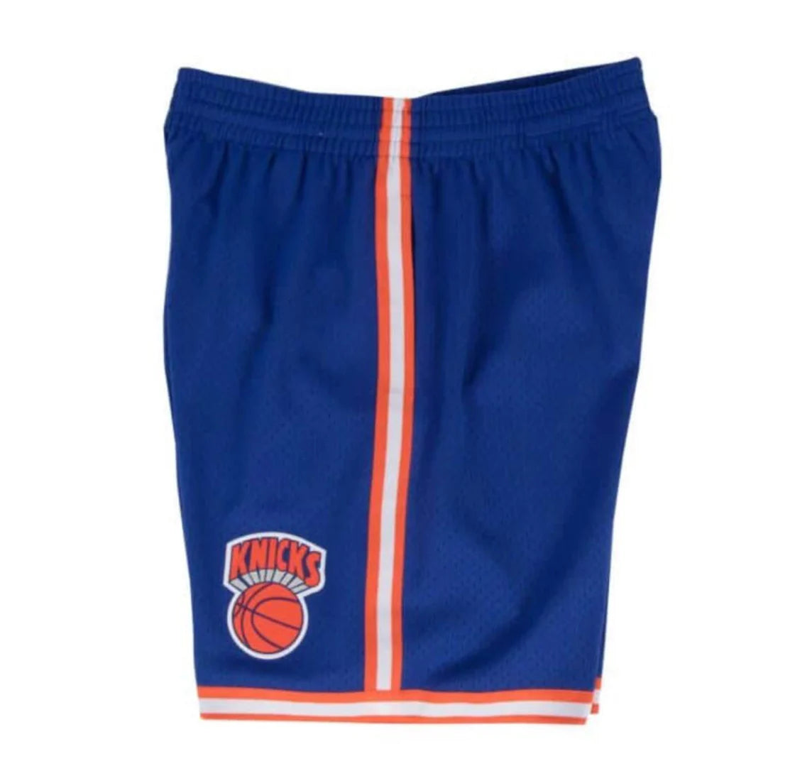 NEW YORK KNICKS Mitchell and Ness NBA Royal Blue Swingman Shorts 1991-92
