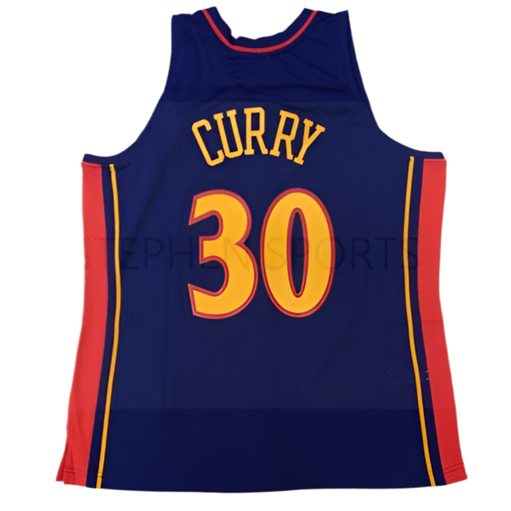 Mitchell & Ness NBA Golden State Warriors 2009-10 Stephen Curry Swingman Jersey – Navy