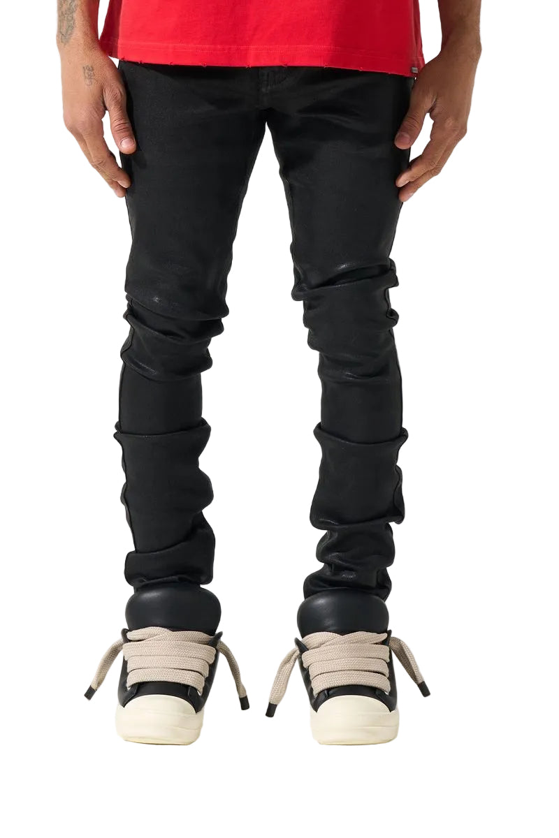 Serenede "Onyx" Polished Skinny Jeans