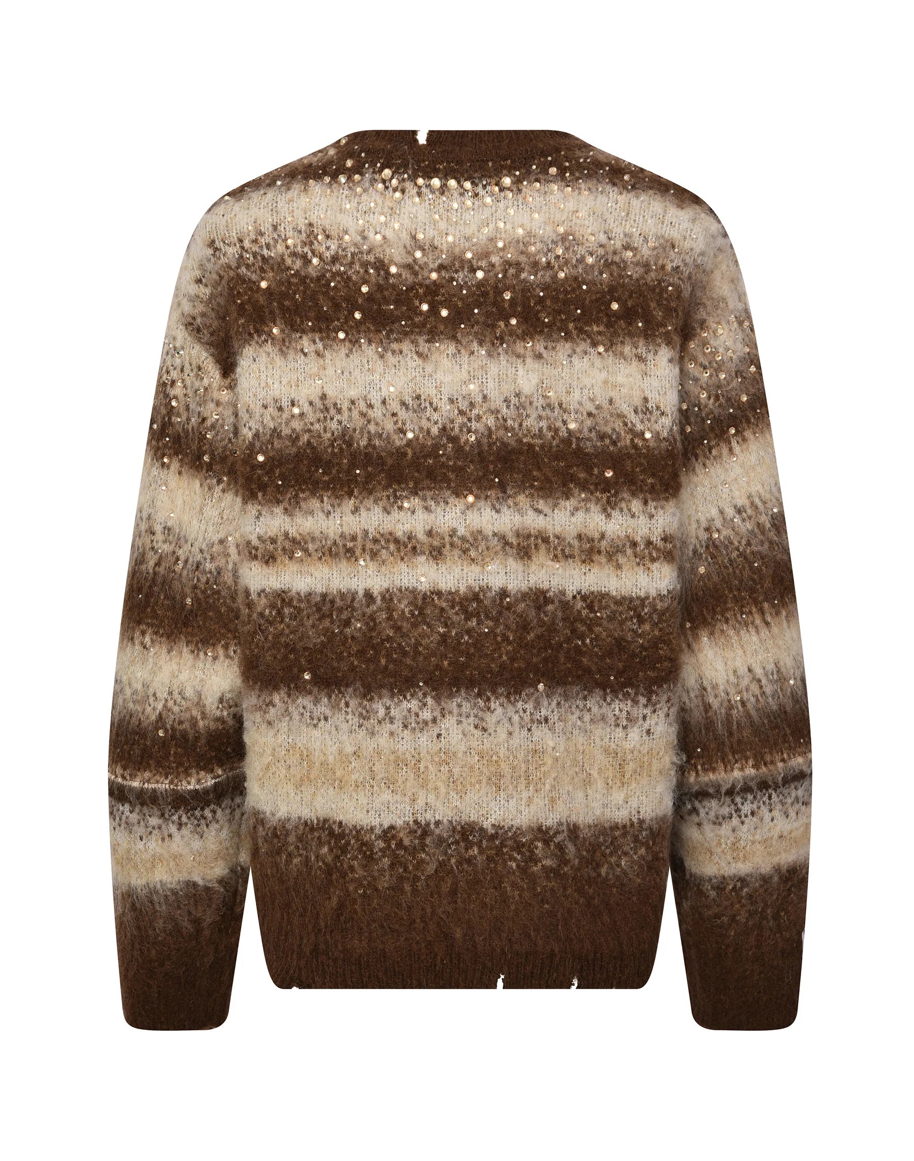 Rhinestone Encrusted Mohair Blend Sweater