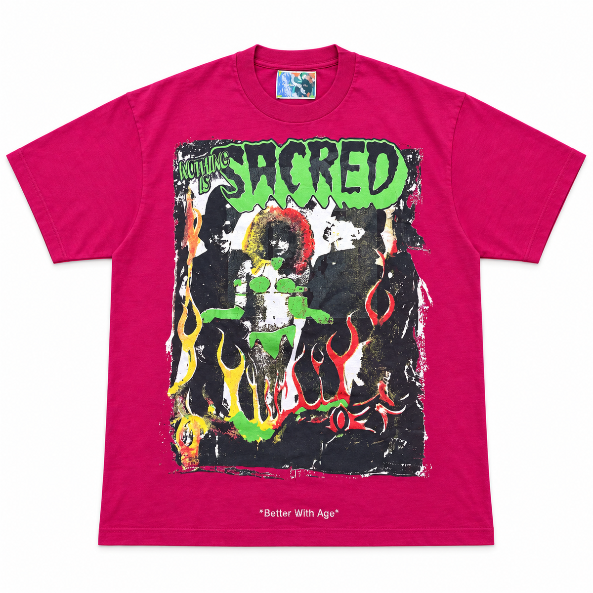 Better With Age Monet Tee fuchsia Pink
