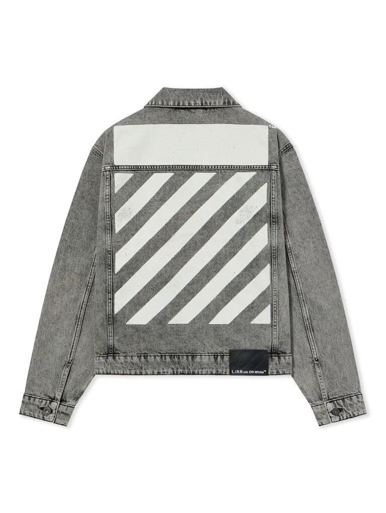 L/AB Trucker Denim Jacket 'SMOKE FAD'