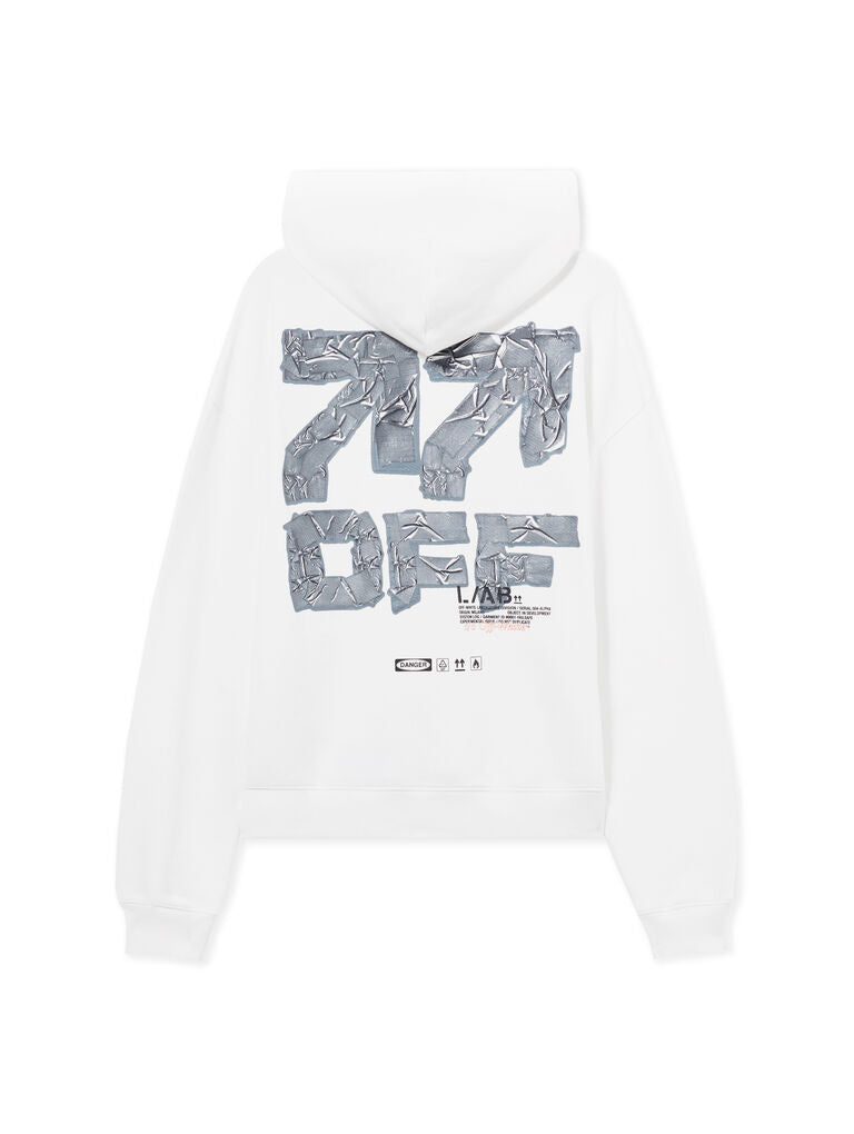 L/AB Off Active Tape Hoodie 'white'