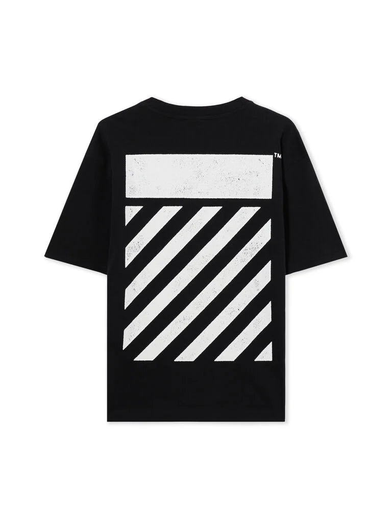 L/AB Diagonal Oversized T-Shirt 'black'