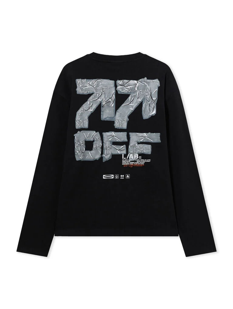 L/AB Off Active Tape Long-Sleeved T-Shirt 'BLACK'
