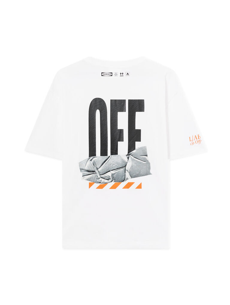 L/AB Off Active Duct Tape T-Shirt 'WHITE'