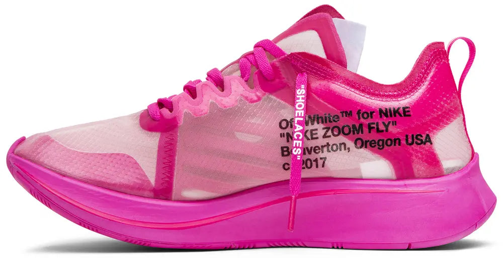 Off-White x Nike Zoom Fly SP 'Tulip Pink'