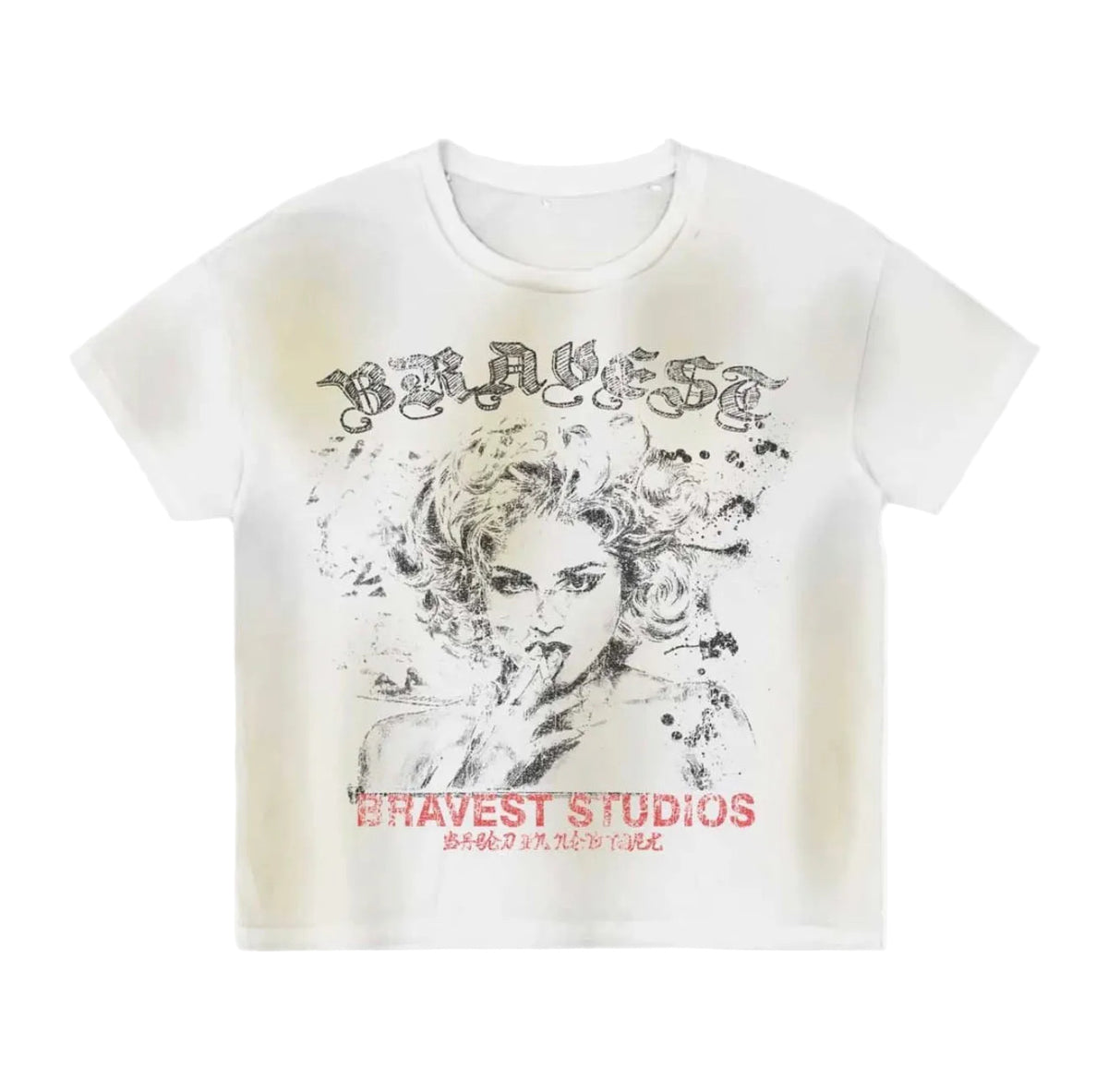 BRAVEST STUDIOS VIVIAN TEE WHITE