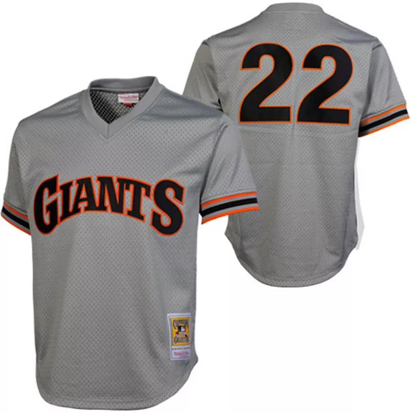 Mitchell & Ness Will Clark San Francisco Giants 1989 Authentic Cooperstown Collection Batting Practice Jersey