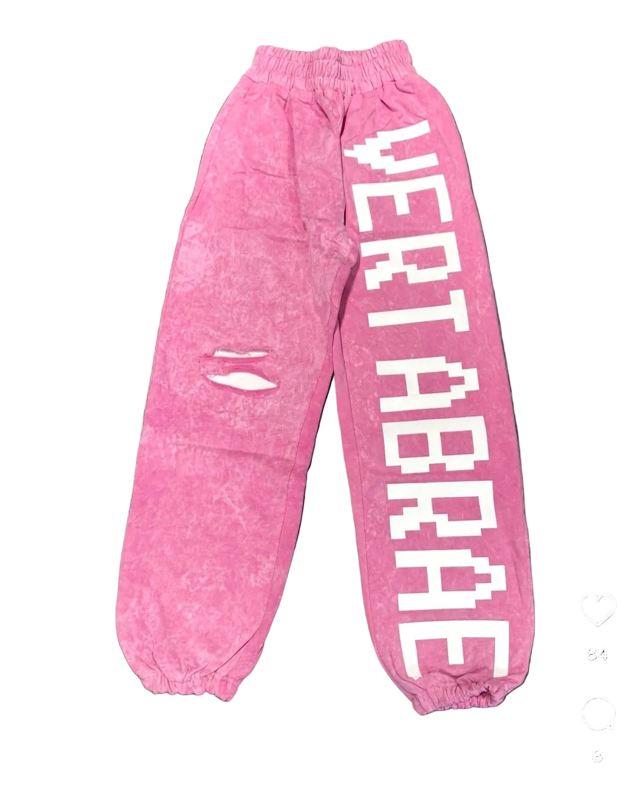 Vertabrae pink white