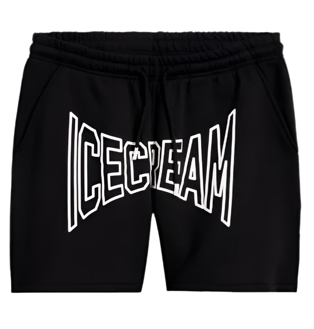icecream  Shot Cotton French Terry Sweat Shorts
