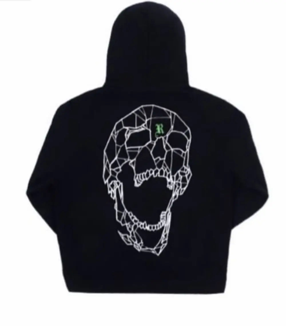 Revenge  Green Spider Arch Hoodie Puff Print