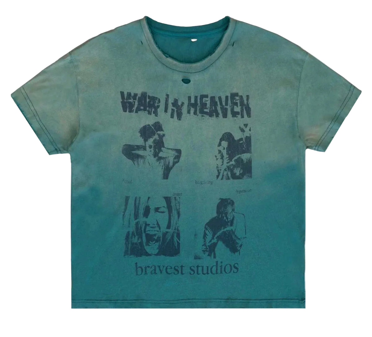 BRAVEST STUDIOS HEAVEN VINTAGE TEE BLUE