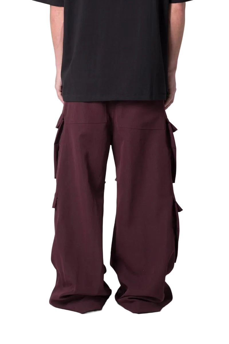 Rave Double Cargo Pants - Plum