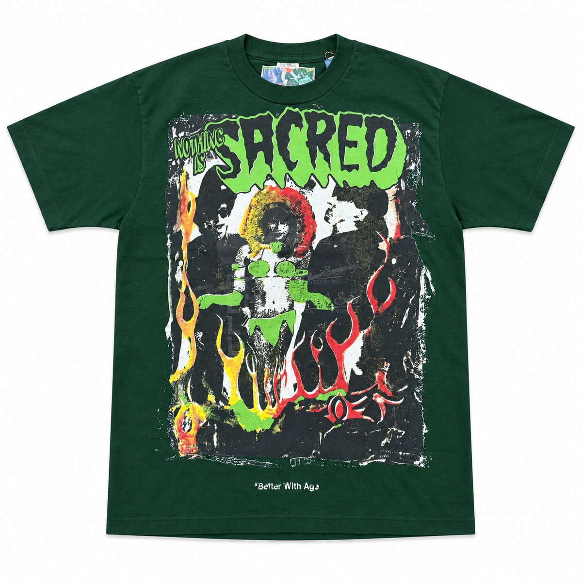 Better With Age Monet Tee Kelly Green