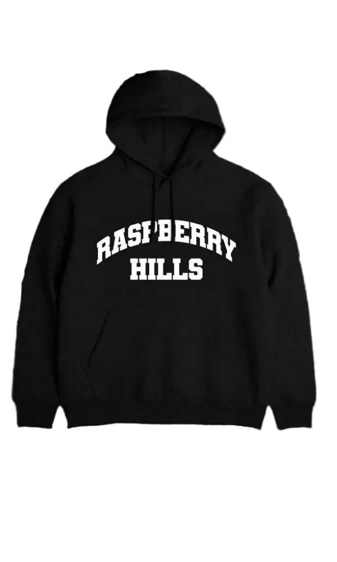 BLACK OG RASPBERRY HILLS HOODIE