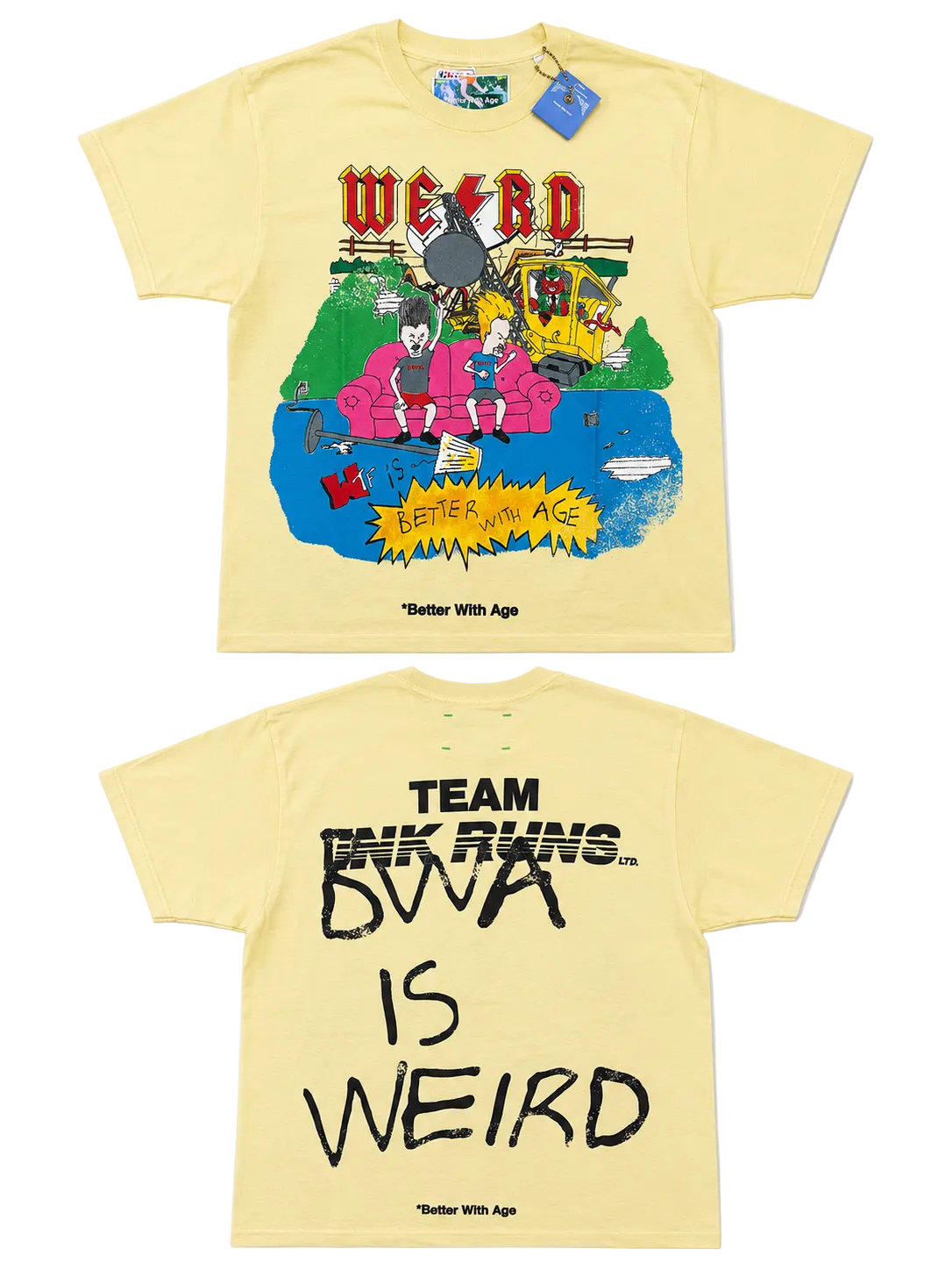 Better With Age Angus Tee (YELLOW)