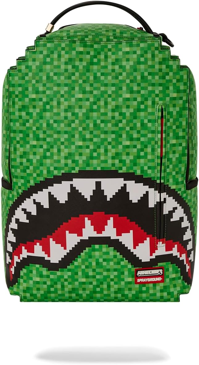 SPRAYGROUND MINECRAFT CREEPER SHARK BACKPACK