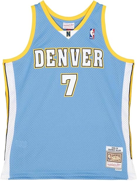 Mitchell & Ness Chauncey Billups Denver Nuggets 2008-09 Mens Swingman Jersey, Blue