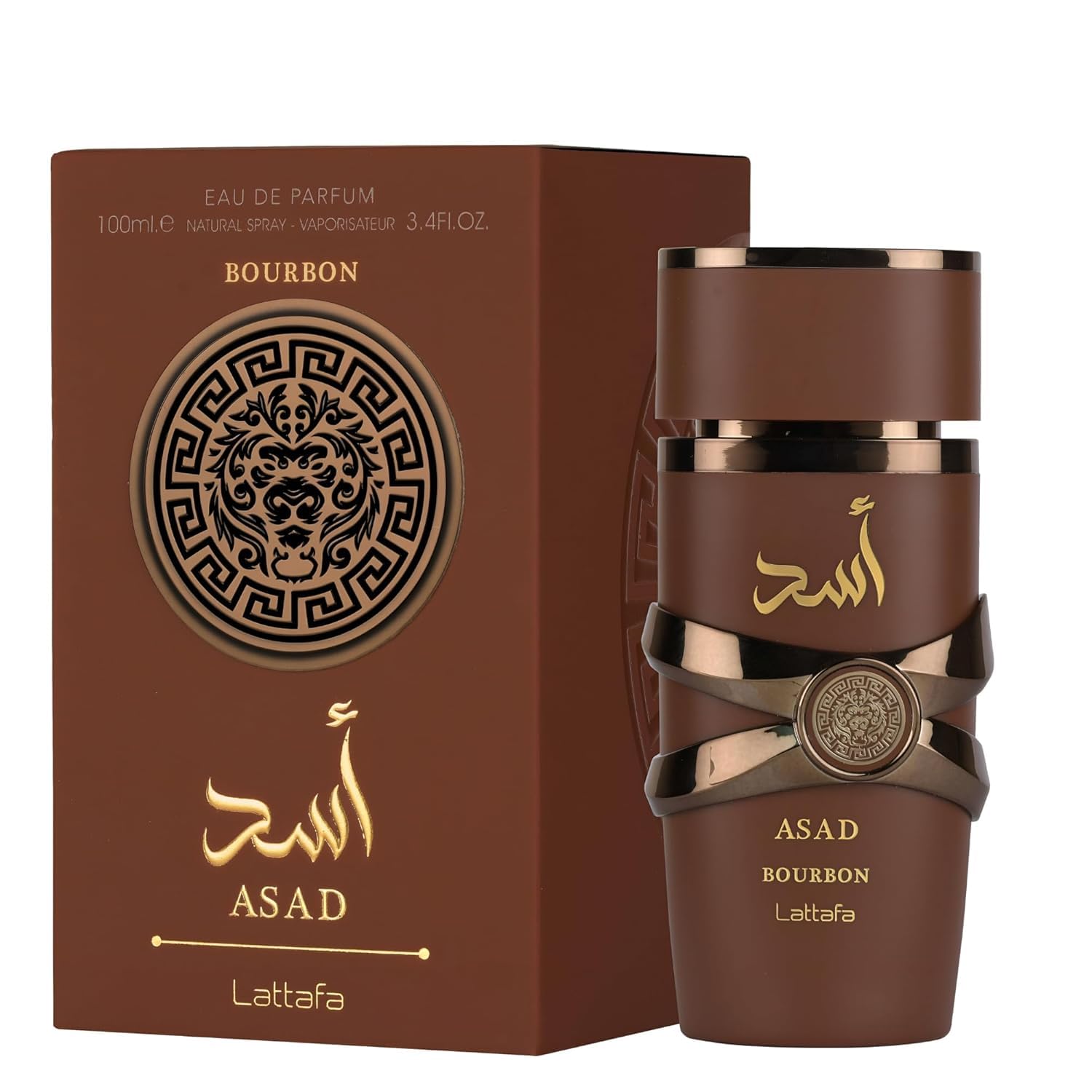 Lattafa Asad Bourbon for Unisex Eau de Parfum Spray
